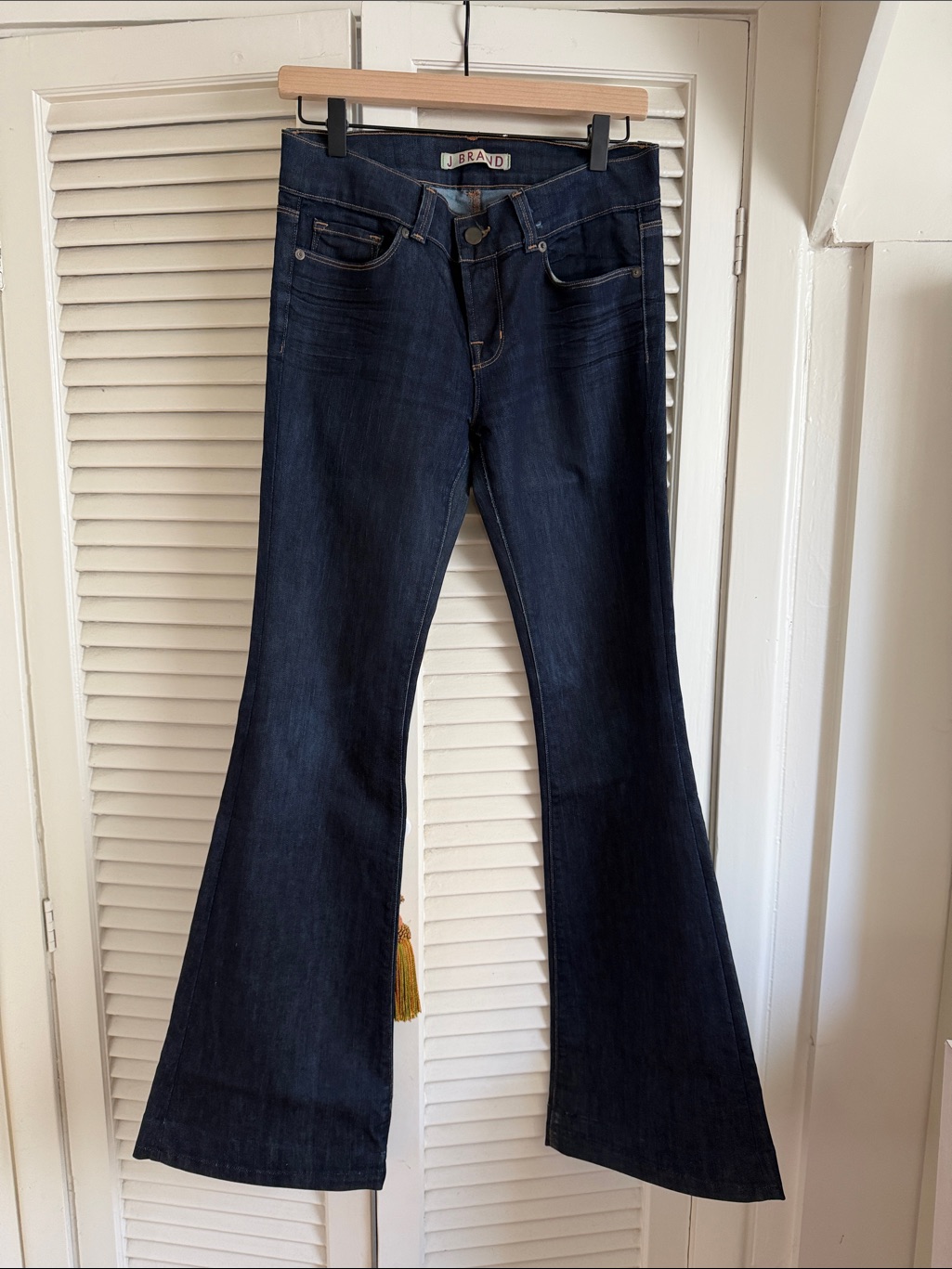 J Brand Dark Indigo Flare Jeans
